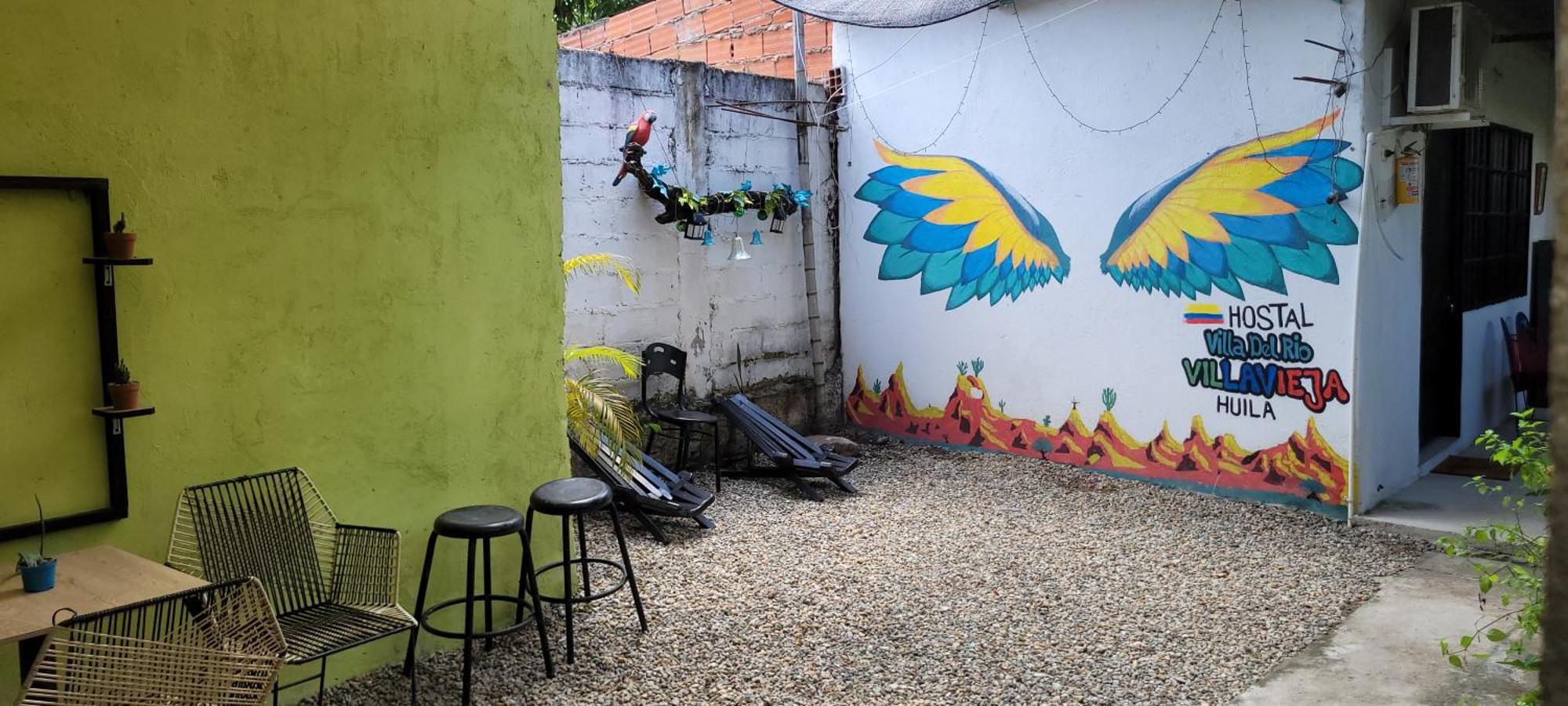 Hostal Villa Del Rio Las Brisas Villavieja Esterno foto